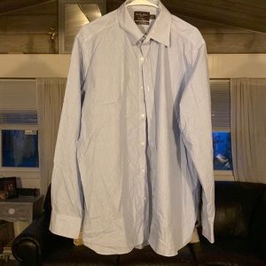 Black Brown 1826 men’s dress shirt, 17-1/2, 36/37